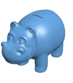 Bank Cartoon Hippo