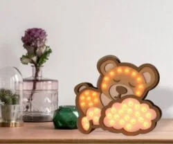 Bear lamp