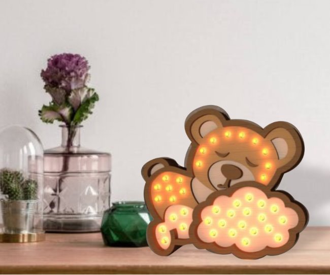 Bear lamp