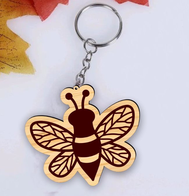 Bee keychain