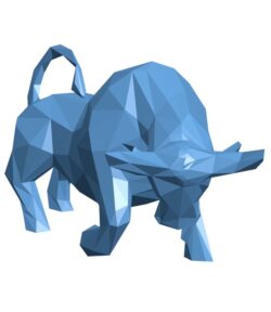 Bull low poly