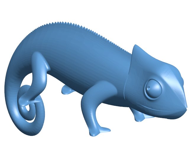 Chameleon figurine