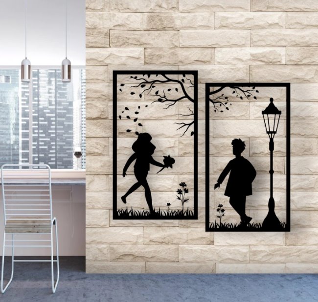 Couple wall decor