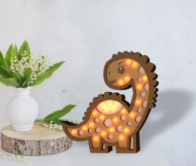 Dinosaur lamp