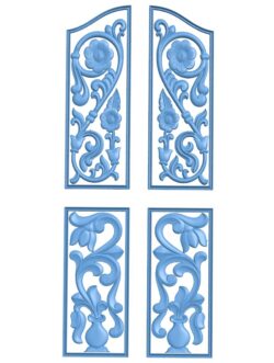 Door frame pattern