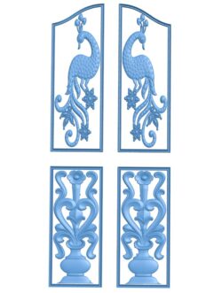 Door frame pattern