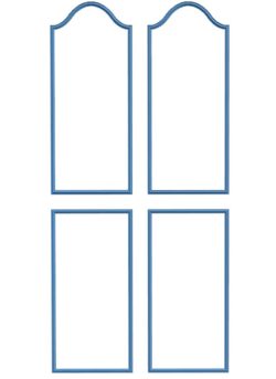 Door frame pattern