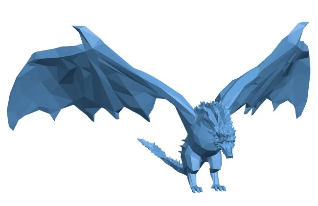 Dragon low poly