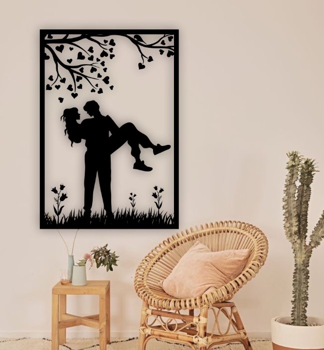 Fall in love wall decor