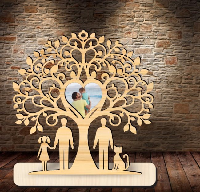 Family tree photo frame