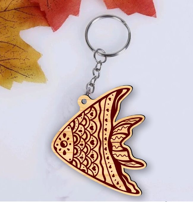 Fish keychain