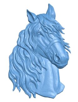 Fresco horse head