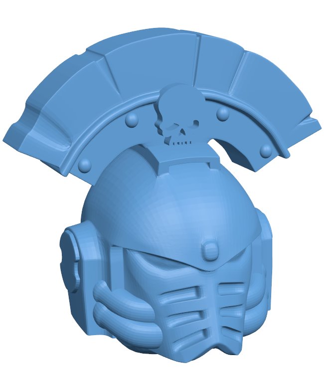 Head mk4 crested helmet