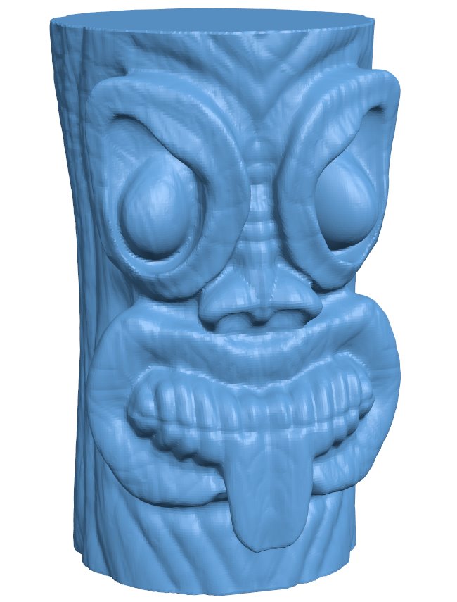 Head tongue tiki