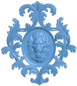 Lion head pattern