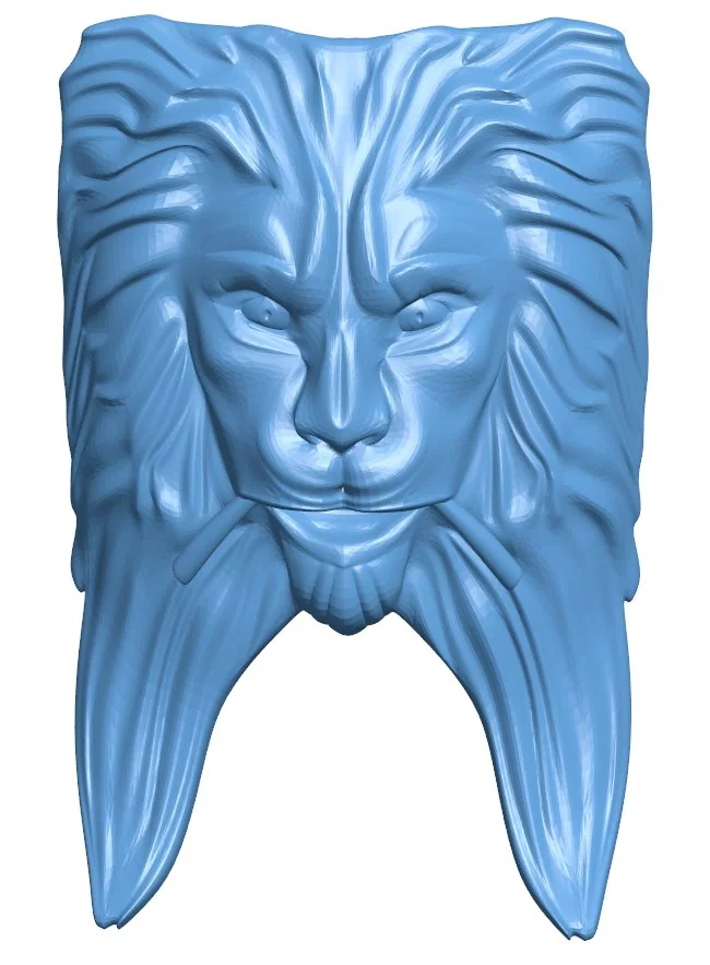 Lion head pattern