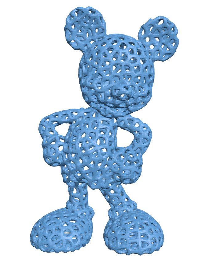 Mickey mouse voronoi