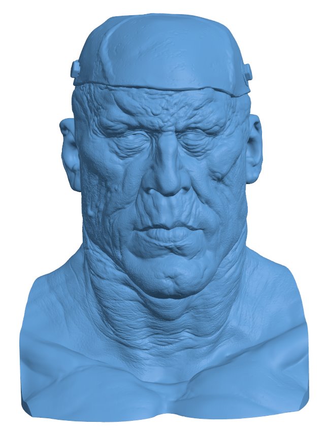 Monster Bust man