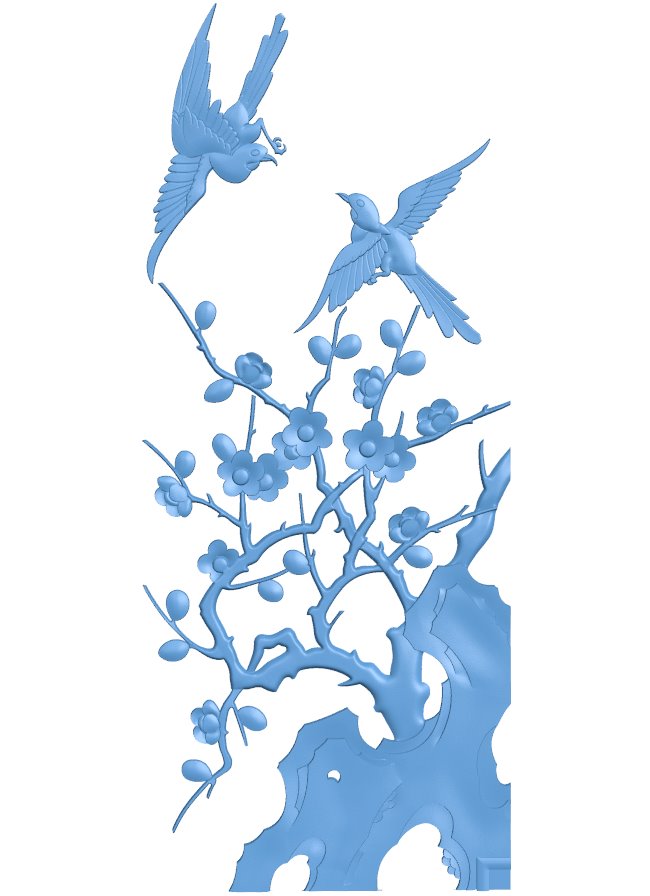 Painting of flowers and birds (2)