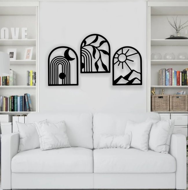 Panel wall decor