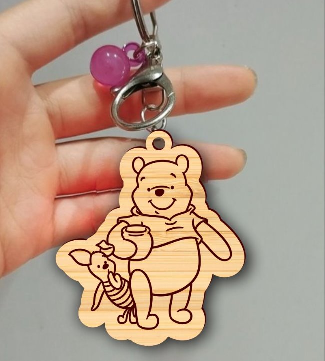 Pooh keychain