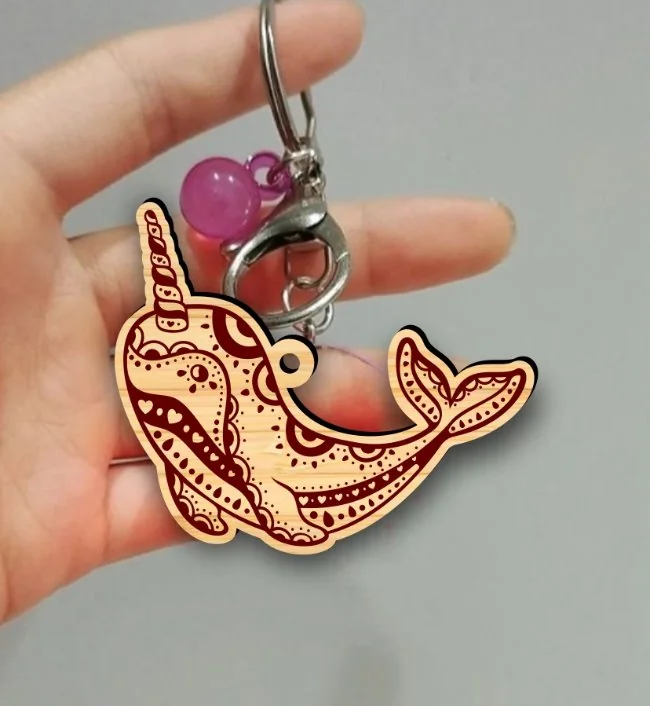 Sea animal keychain