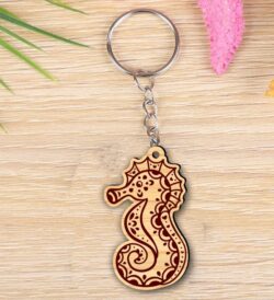 Sea horse keychain