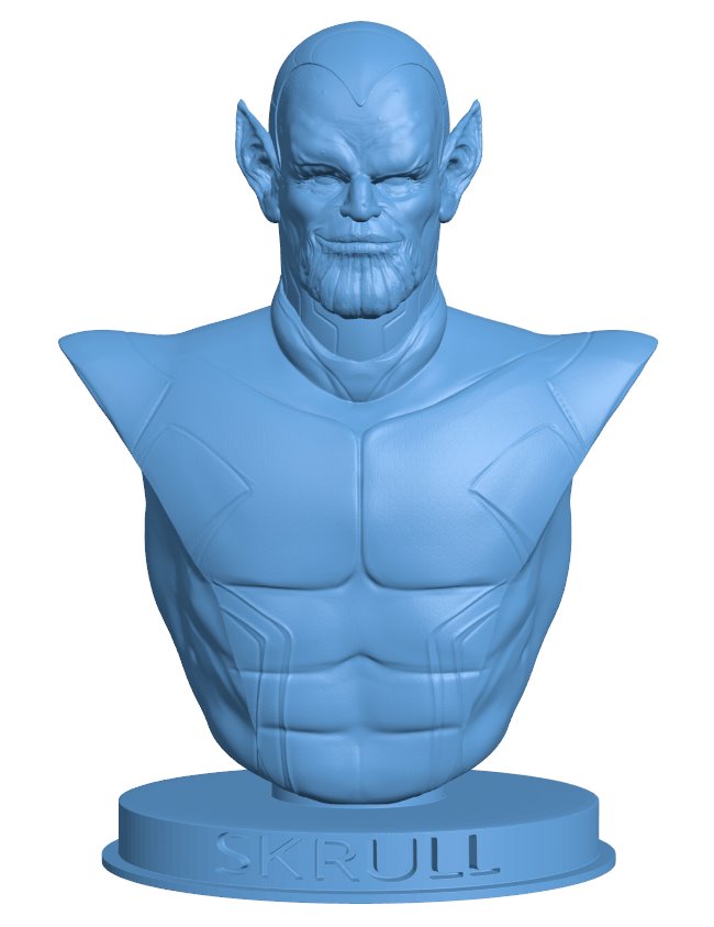 Skrull bust