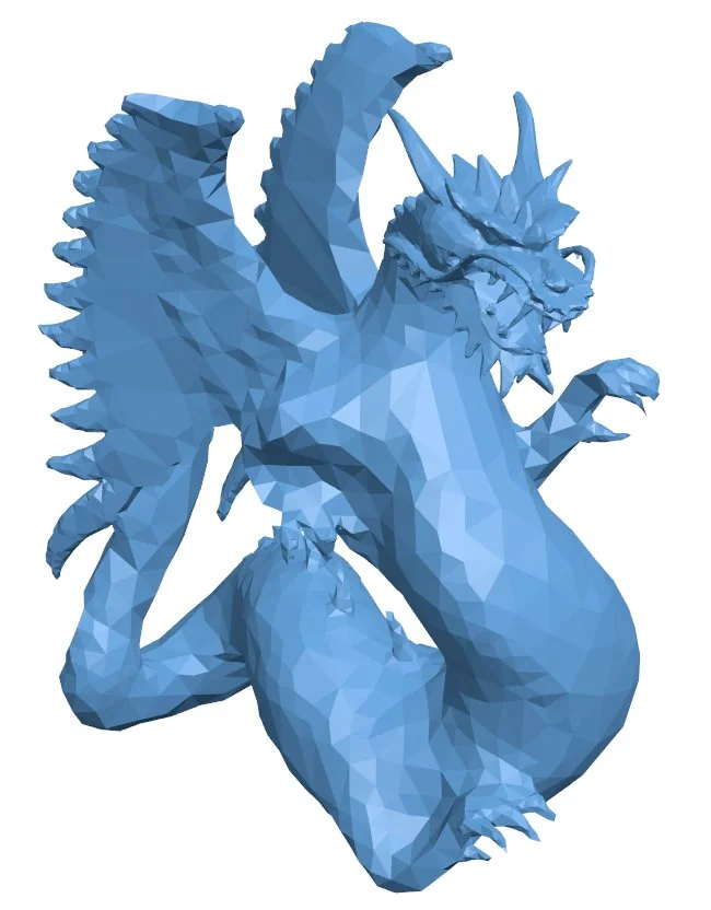 Stylized dragon