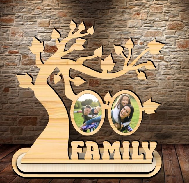 Tree photo frame