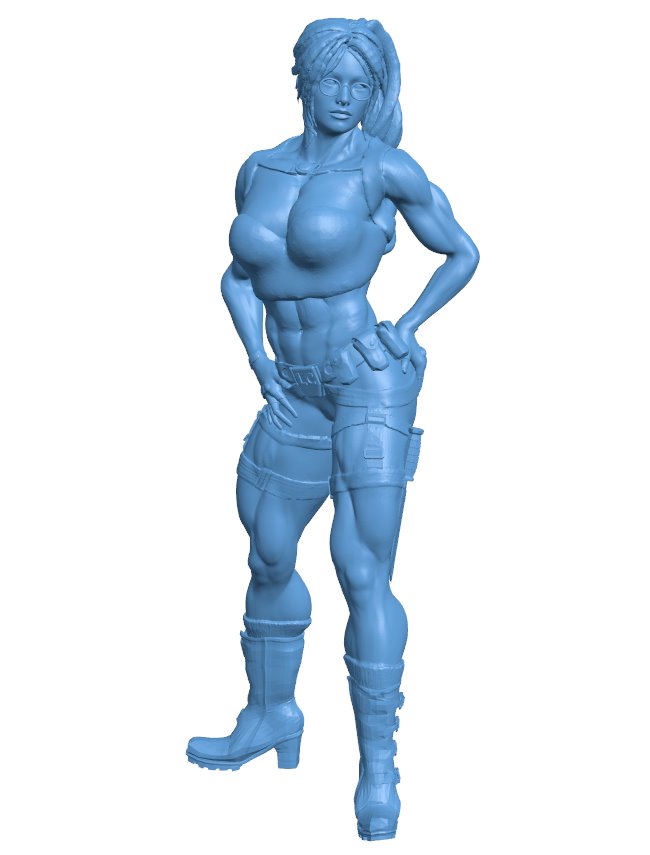 Women Tomb raider muscle