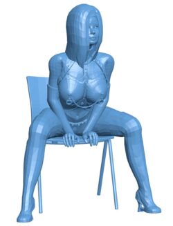 woman on chair