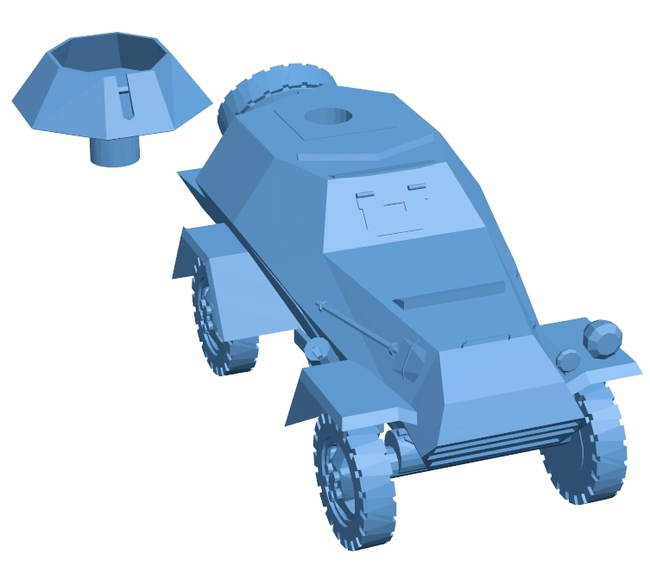 Armored vehicle BA-64 - tank