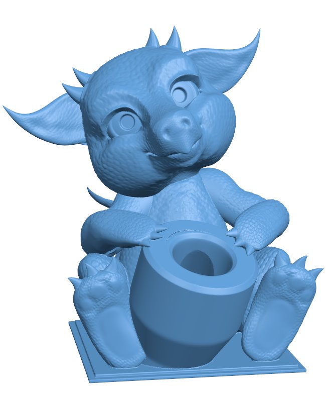 Baby dragon pen pot