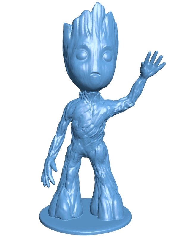 Baby groot standing