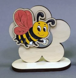 Bee and flower stand