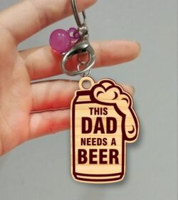 Beer keychain