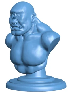 Bust of a one-eyed giant