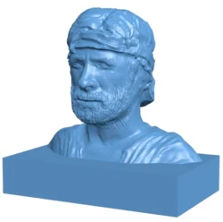 Bust statue man