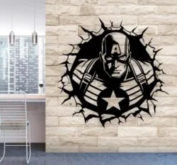 Captain American wall decor