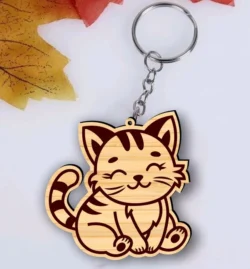 Cat keychain