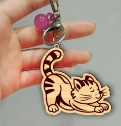 Cat keychain