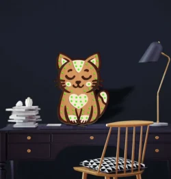 Cat lamp