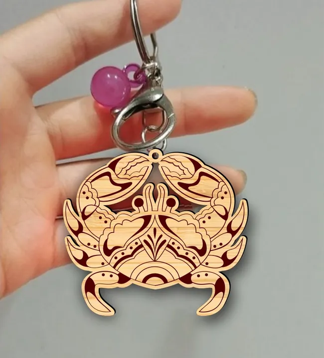 Crab keychain