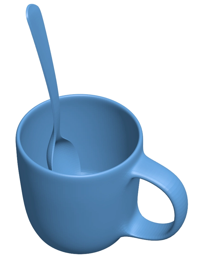 Cup with spoon