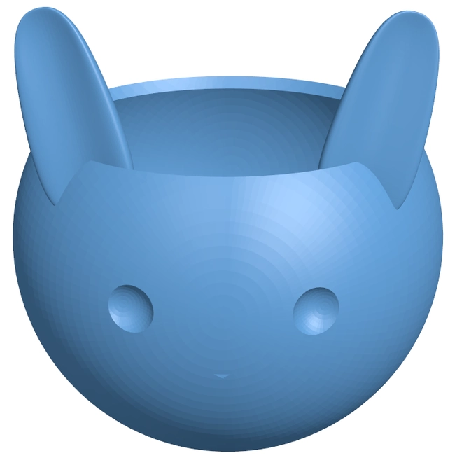 Cute rabbit pot