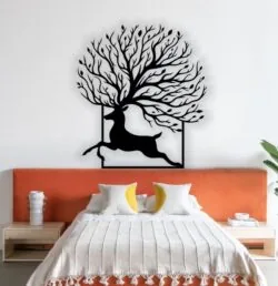 Deer wall decor