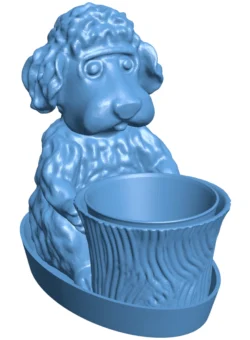 Dog the gardener – Pot planter