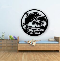 Dolphin wall decor