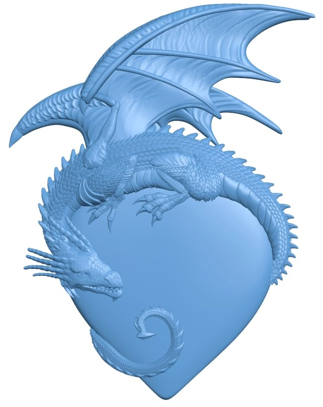 Dragon on the heart